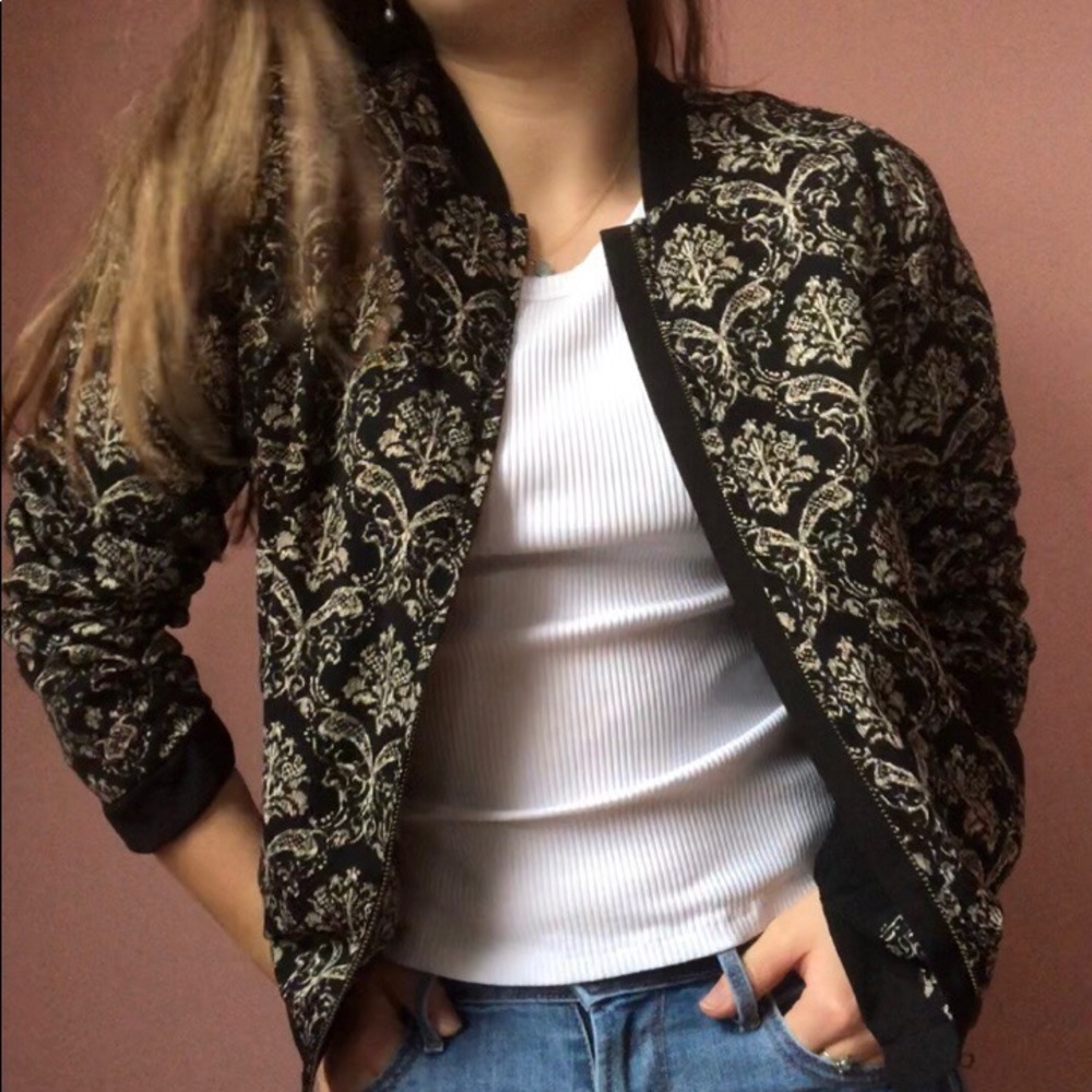 5/$30 cute and chic bomber jacket